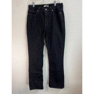 Lee Riders Bootcut Black Jean Sz 8 with Stretch High Waist High Rise